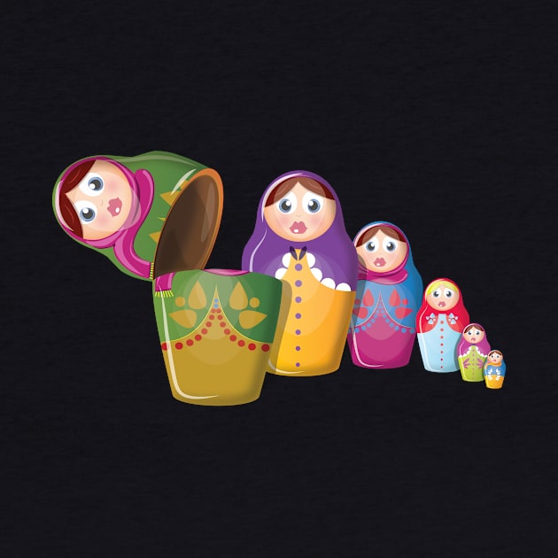 Wooden Russian Dolls by nickemporium1